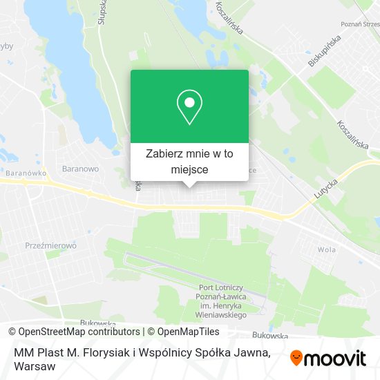 Mapa MM Plast M. Florysiak i Wspólnicy Spółka Jawna