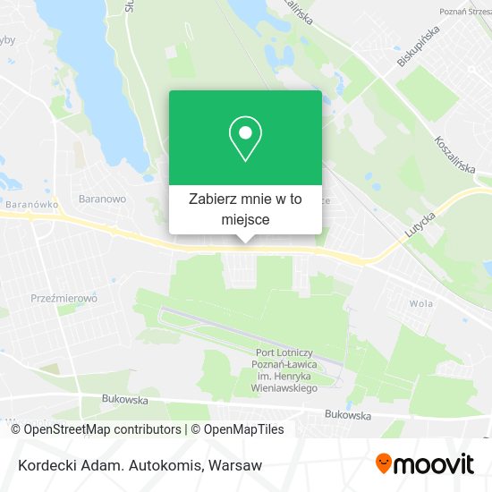 Mapa Kordecki Adam. Autokomis