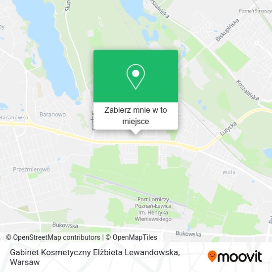 Mapa Gabinet Kosmetyczny Elżbieta Lewandowska