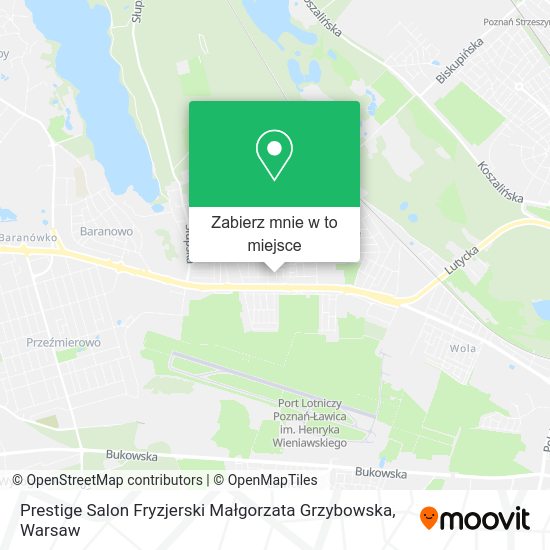 Mapa Prestige Salon Fryzjerski Małgorzata Grzybowska