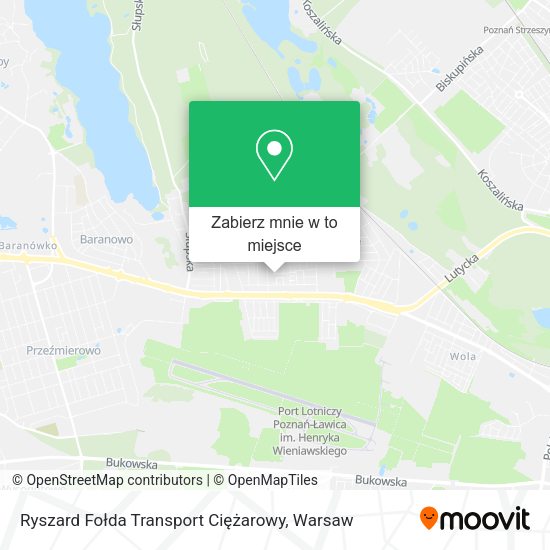 Mapa Ryszard Fołda Transport Ciężarowy