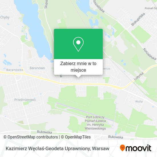 Mapa Kazimierz Węcłaś-Geodeta Uprawniony