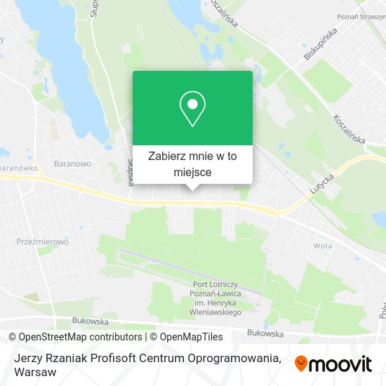 Mapa Jerzy Rzaniak Profisoft Centrum Oprogramowania