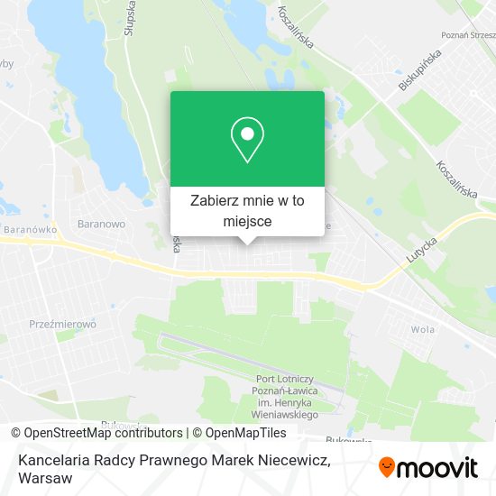 Mapa Kancelaria Radcy Prawnego Marek Niecewicz