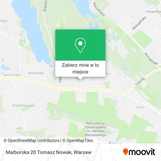 Mapa Malborska 20 Tomasz Nowak