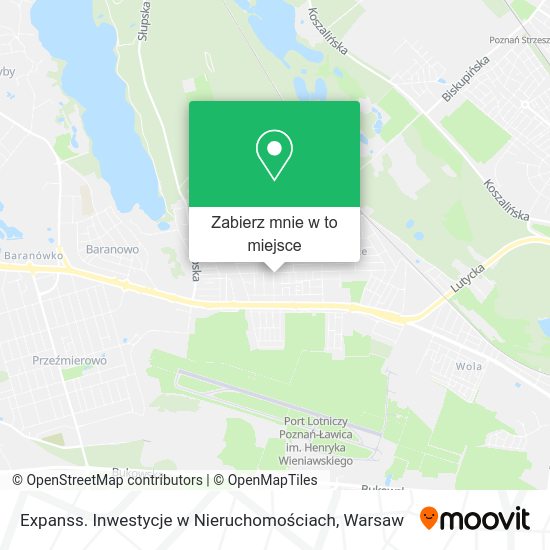 Mapa Expanss. Inwestycje w Nieruchomościach