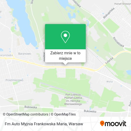 Mapa Fm Auto Myjnia Frankowska Maria