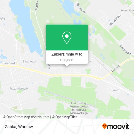 Mapa Zabka