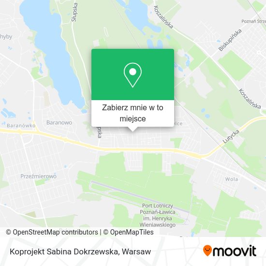 Mapa Koprojekt Sabina Dokrzewska