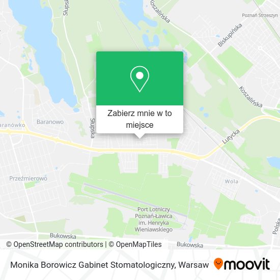 Mapa Monika Borowicz Gabinet Stomatologiczny