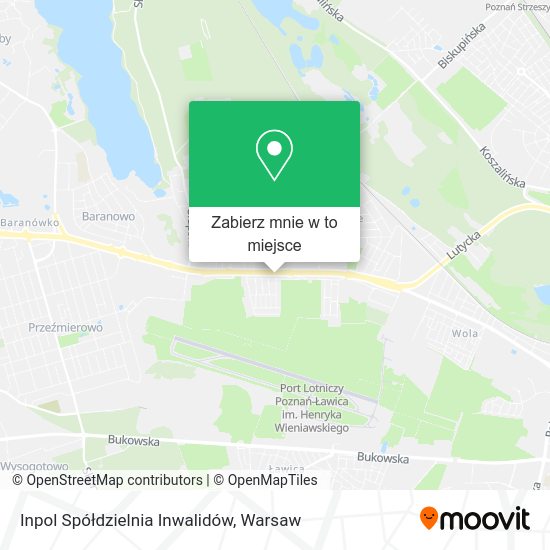 Mapa Inpol Spółdzielnia Inwalidów