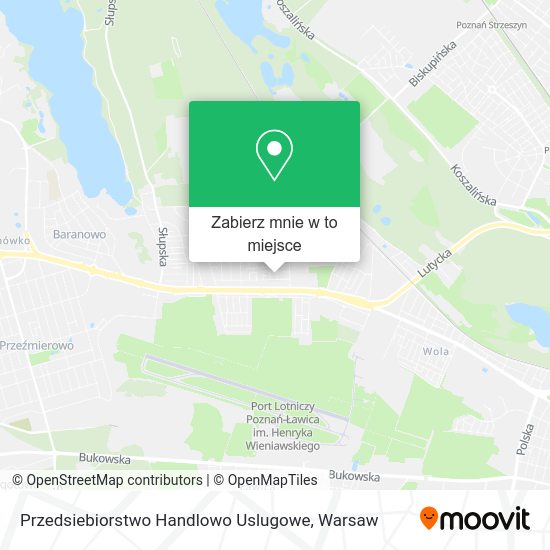 Mapa Przedsiebiorstwo Handlowo Uslugowe