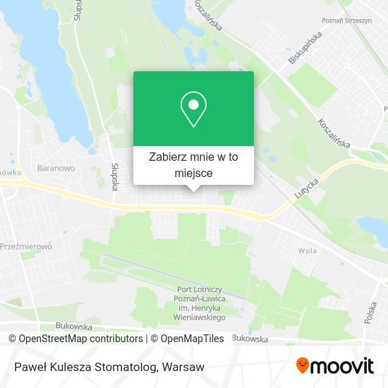 Mapa Paweł Kulesza Stomatolog