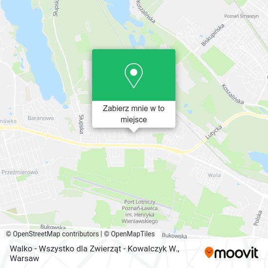 Mapa Walko - Wszystko dla Zwierząt - Kowalczyk W.