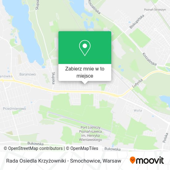 Mapa Rada Osiedla Krzyżowniki - Smochowice