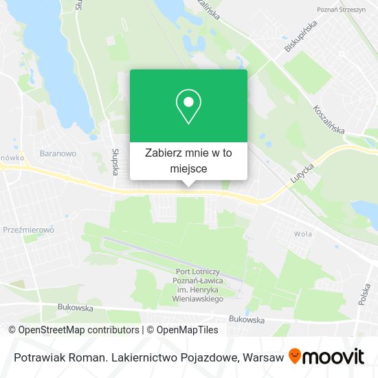 Mapa Potrawiak Roman. Lakiernictwo Pojazdowe