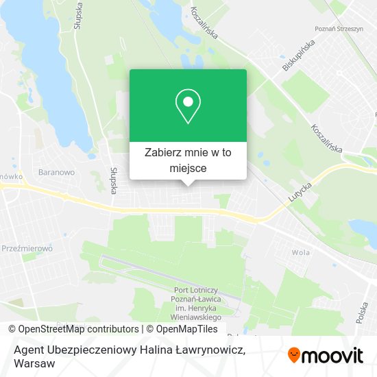 Mapa Agent Ubezpieczeniowy Halina Ławrynowicz