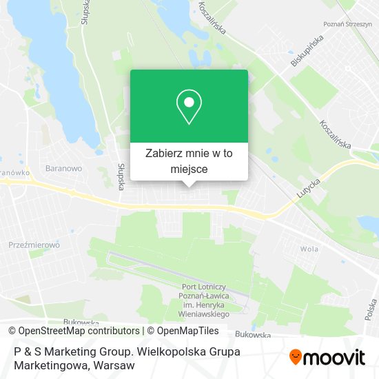 Mapa P & S Marketing Group. Wielkopolska Grupa Marketingowa