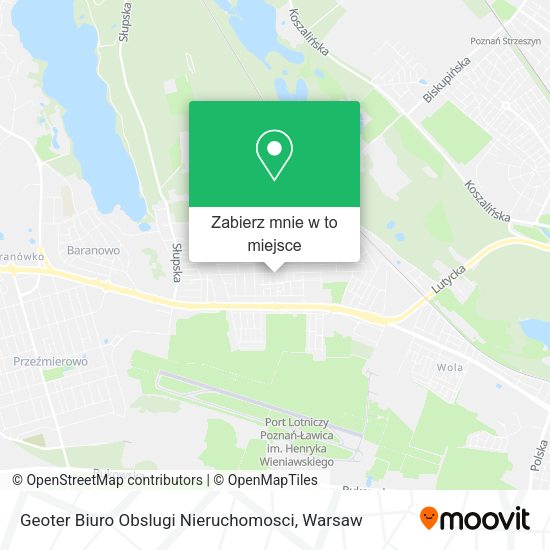 Mapa Geoter Biuro Obslugi Nieruchomosci