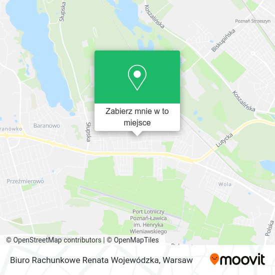 Mapa Biuro Rachunkowe Renata Wojewódzka