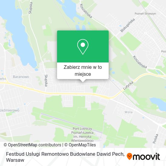 Mapa Festbud Usługi Remontowo Budowlane Dawid Pech