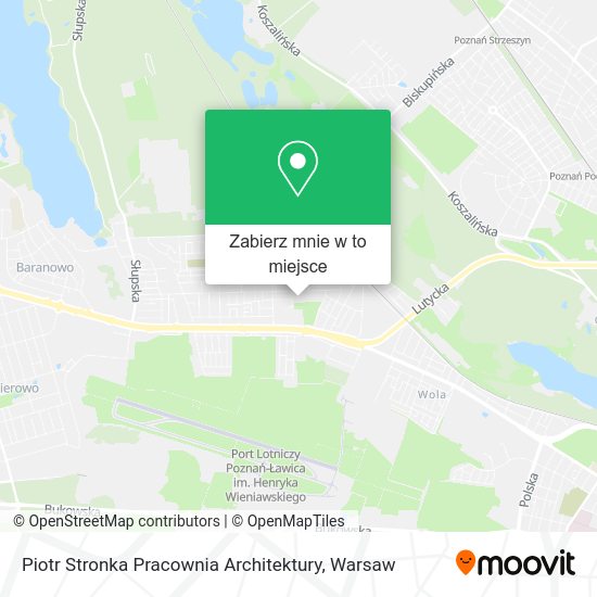 Mapa Piotr Stronka Pracownia Architektury