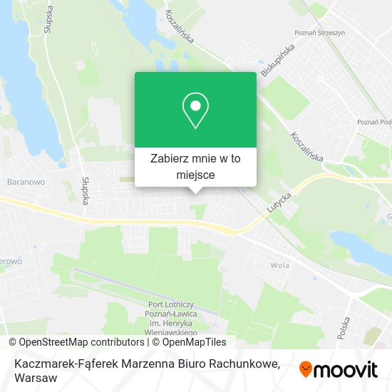 Mapa Kaczmarek-Fąferek Marzenna Biuro Rachunkowe