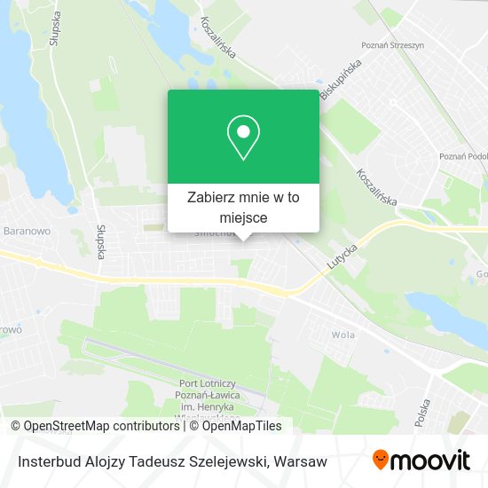 Mapa Insterbud Alojzy Tadeusz Szelejewski