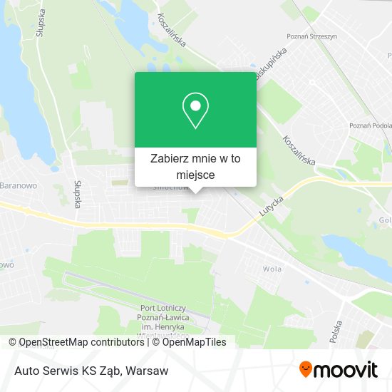 Mapa Auto Serwis KS Ząb