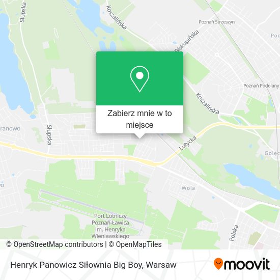 Mapa Henryk Panowicz Siłownia Big Boy