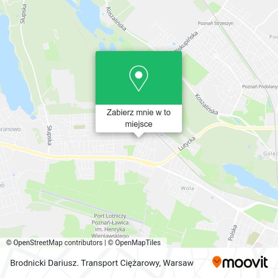 Mapa Brodnicki Dariusz. Transport Ciężarowy