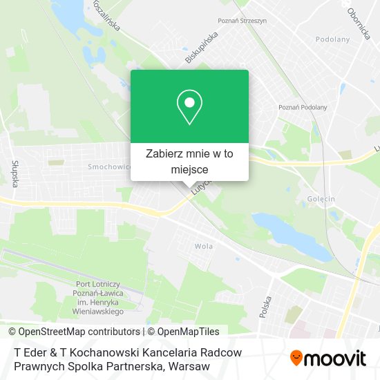 Mapa T Eder & T Kochanowski Kancelaria Radcow Prawnych Spolka Partnerska