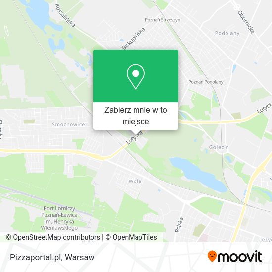 Mapa Pizzaportal.pl