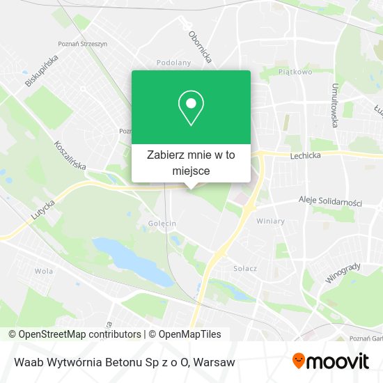 Mapa Waab Wytwórnia Betonu Sp z o O