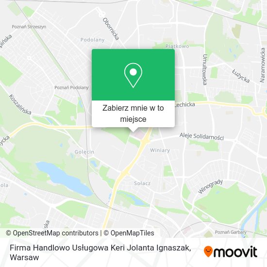 Mapa Firma Handlowo Usługowa Keri Jolanta Ignaszak