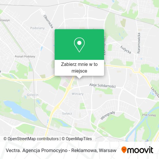 Mapa Vectra. Agencja Promocyjno - Reklamowa