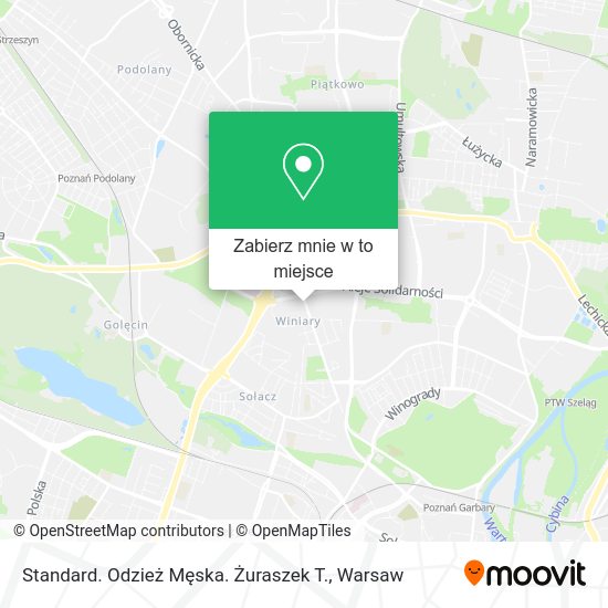 Mapa Standard. Odzież Męska. Żuraszek T.