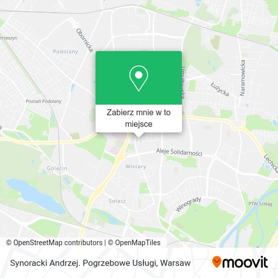 Mapa Synoracki Andrzej. Pogrzebowe Usługi