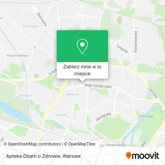 Mapa Apteka Dbam o Zdrowie