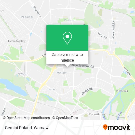 Mapa Gemini Poland