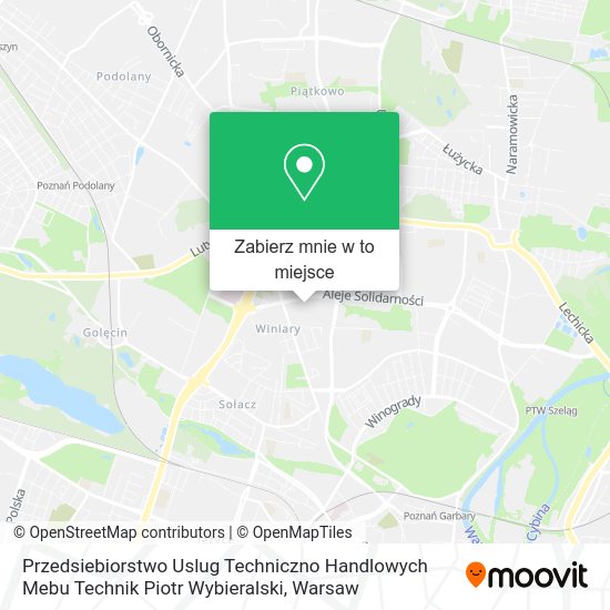 Mapa Przedsiebiorstwo Uslug Techniczno Handlowych Mebu Technik Piotr Wybieralski