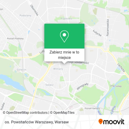 Mapa os. Powstańców Warszawy