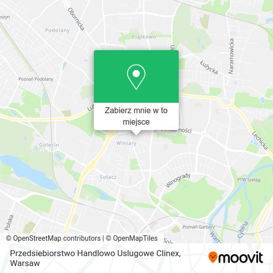 Mapa Przedsiebiorstwo Handlowo Uslugowe Clinex