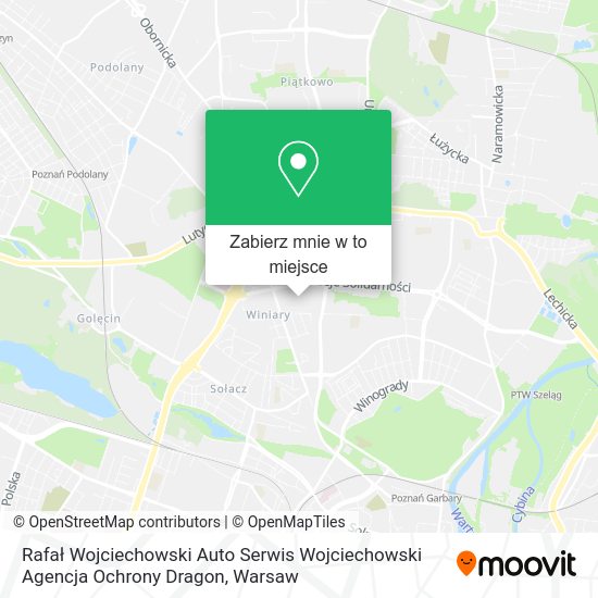 Mapa Rafał Wojciechowski Auto Serwis Wojciechowski Agencja Ochrony Dragon