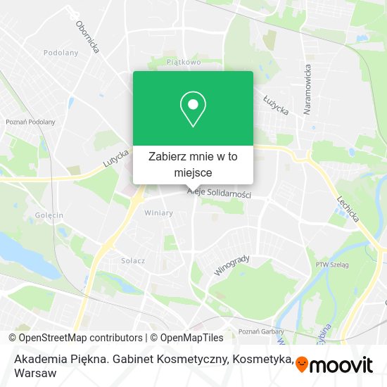 Mapa Akademia Piękna. Gabinet Kosmetyczny, Kosmetyka