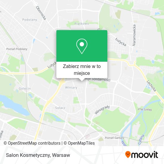 Mapa Salon Kosmetyczny