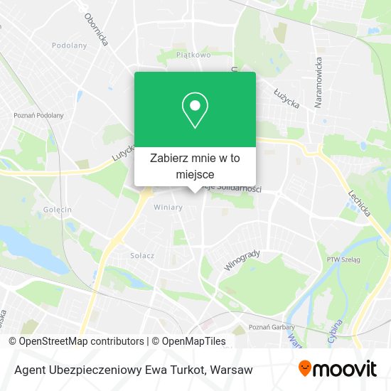 Mapa Agent Ubezpieczeniowy Ewa Turkot