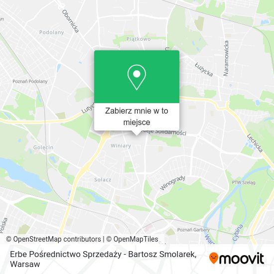 Mapa Erbe Pośrednictwo Sprzedaży - Bartosz Smolarek