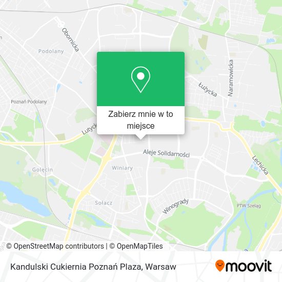 Mapa Kandulski Cukiernia Poznań Plaza