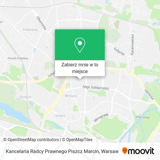 Mapa Kancelaria Radcy Prawnego Piszcz Marcin